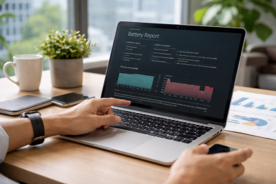 Cara Cek Battery report